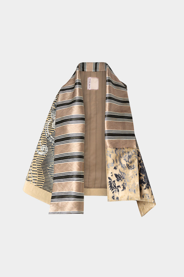 Gold Patchwork Printed Gavoi