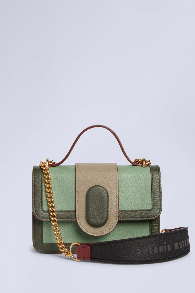 Antonio Marras Hollie gold mini shoulder bag cross body bag handbag