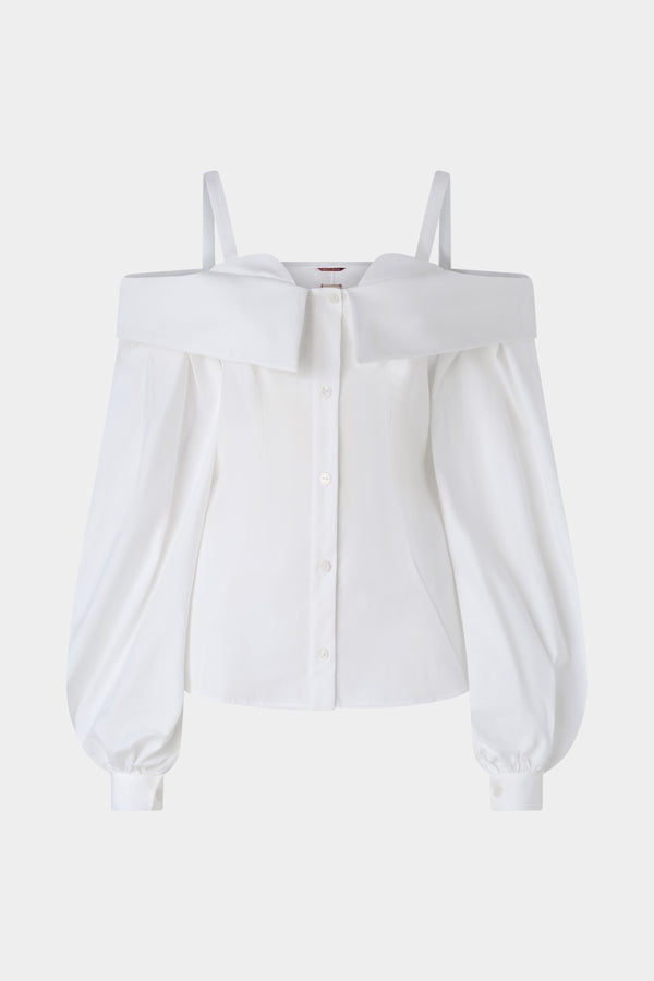 Off-Shoulder Bustier Shirt