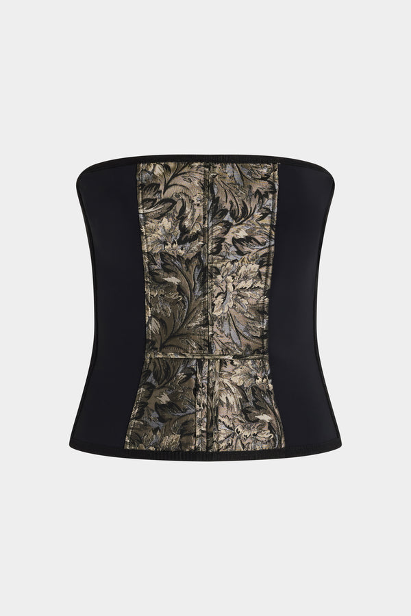 Bustier in Broccato Dorato