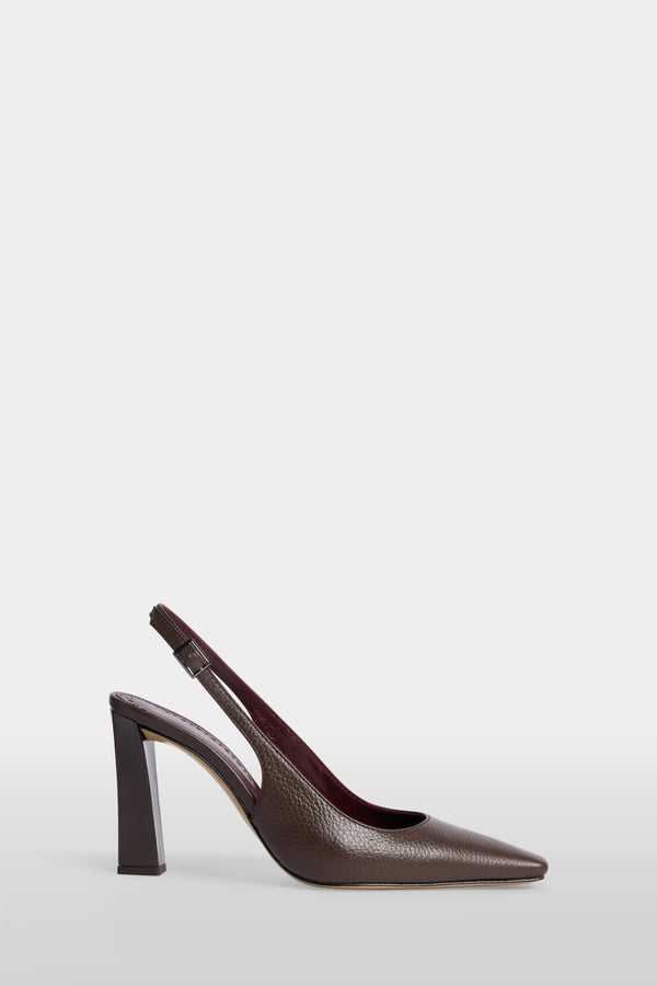 Décolleté Slingback in Pelle