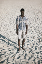 Camicia di Cotone con Stampa Mandala