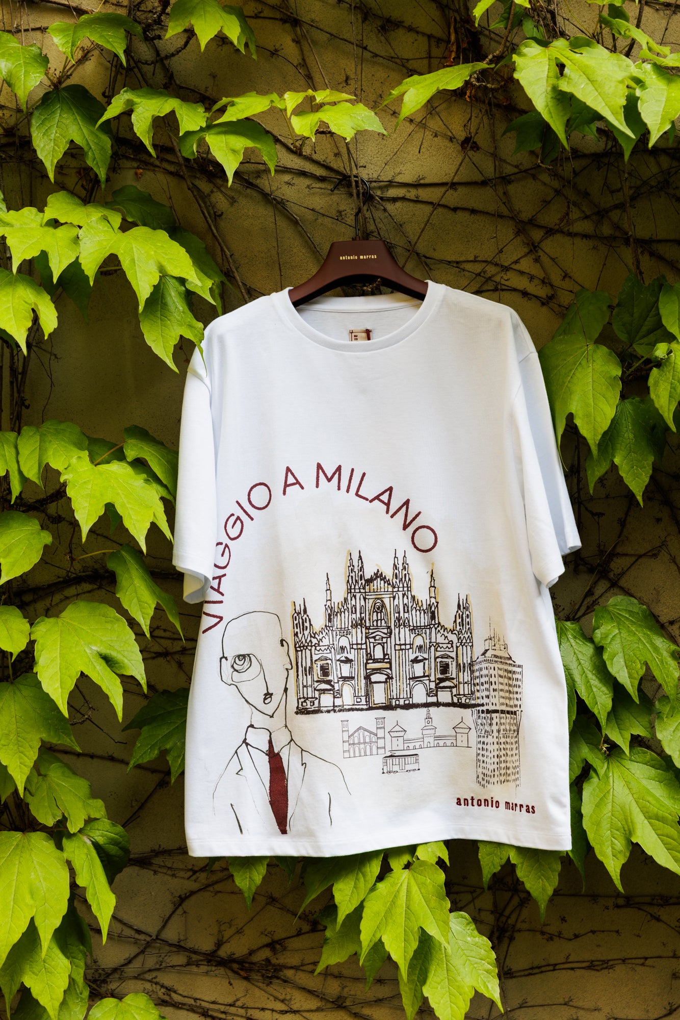 T-shirt con Stampa Milano