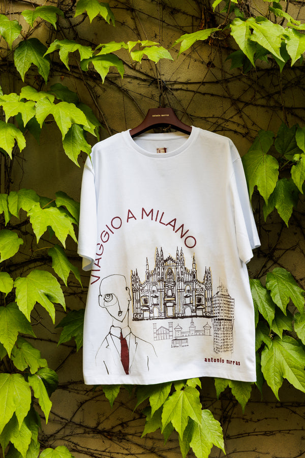T-shirt con Stampa Milano