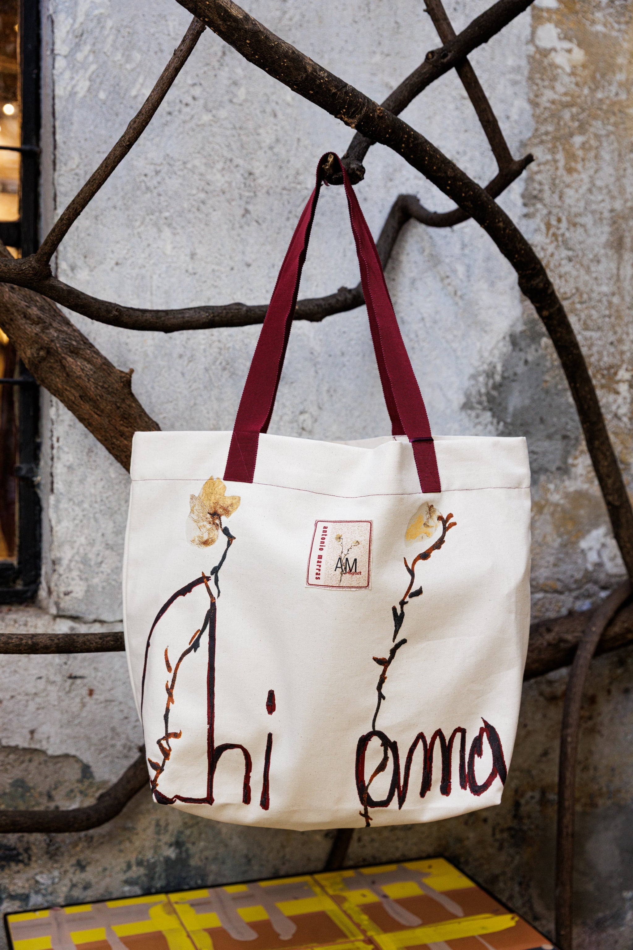 Design Week 2025 Chi ama Borsa shopper in cotone Antonio Marras