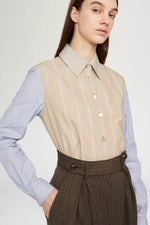 Slim-Fit Striped Cotton Shirt