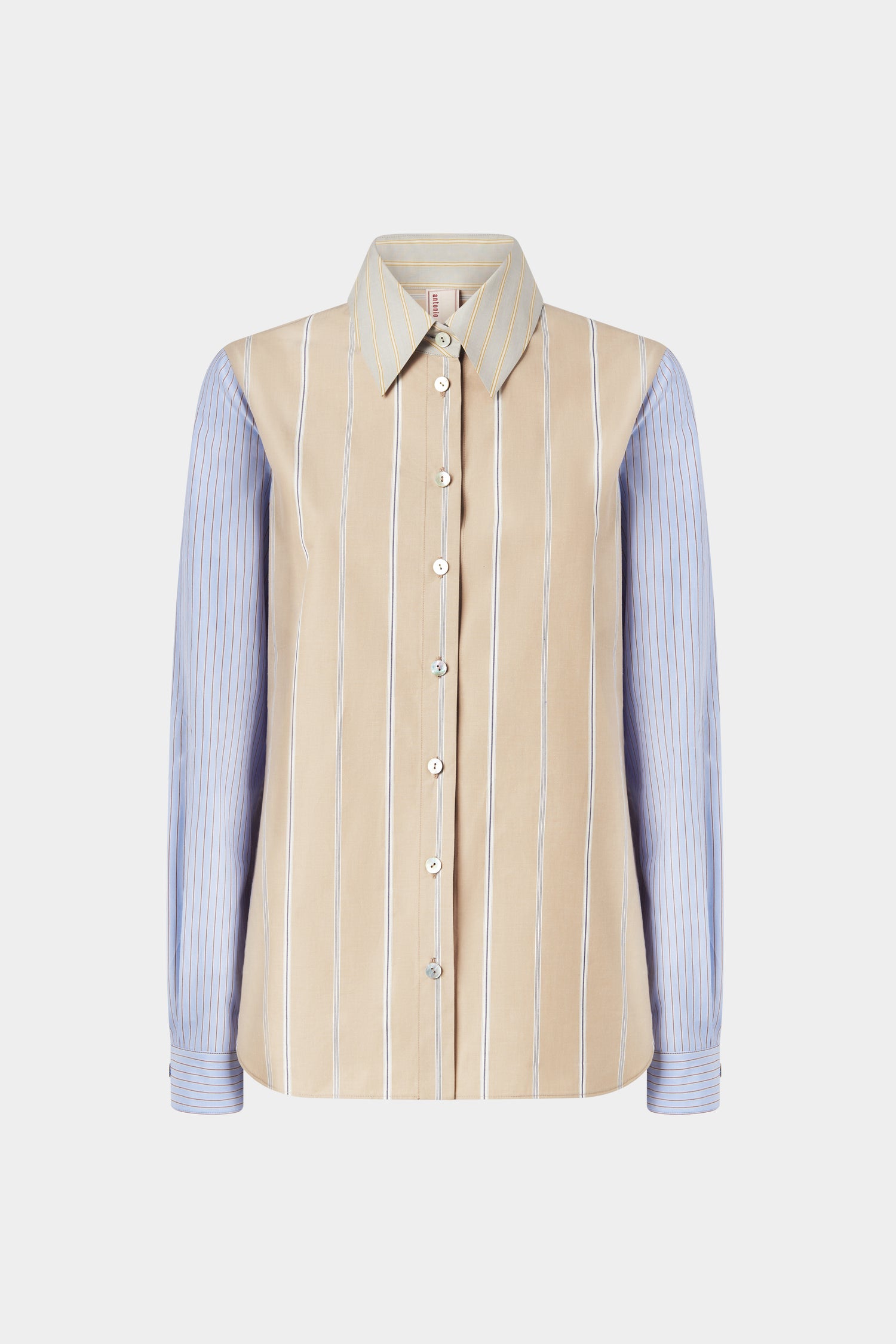 Slim-Fit Striped Cotton Shirt