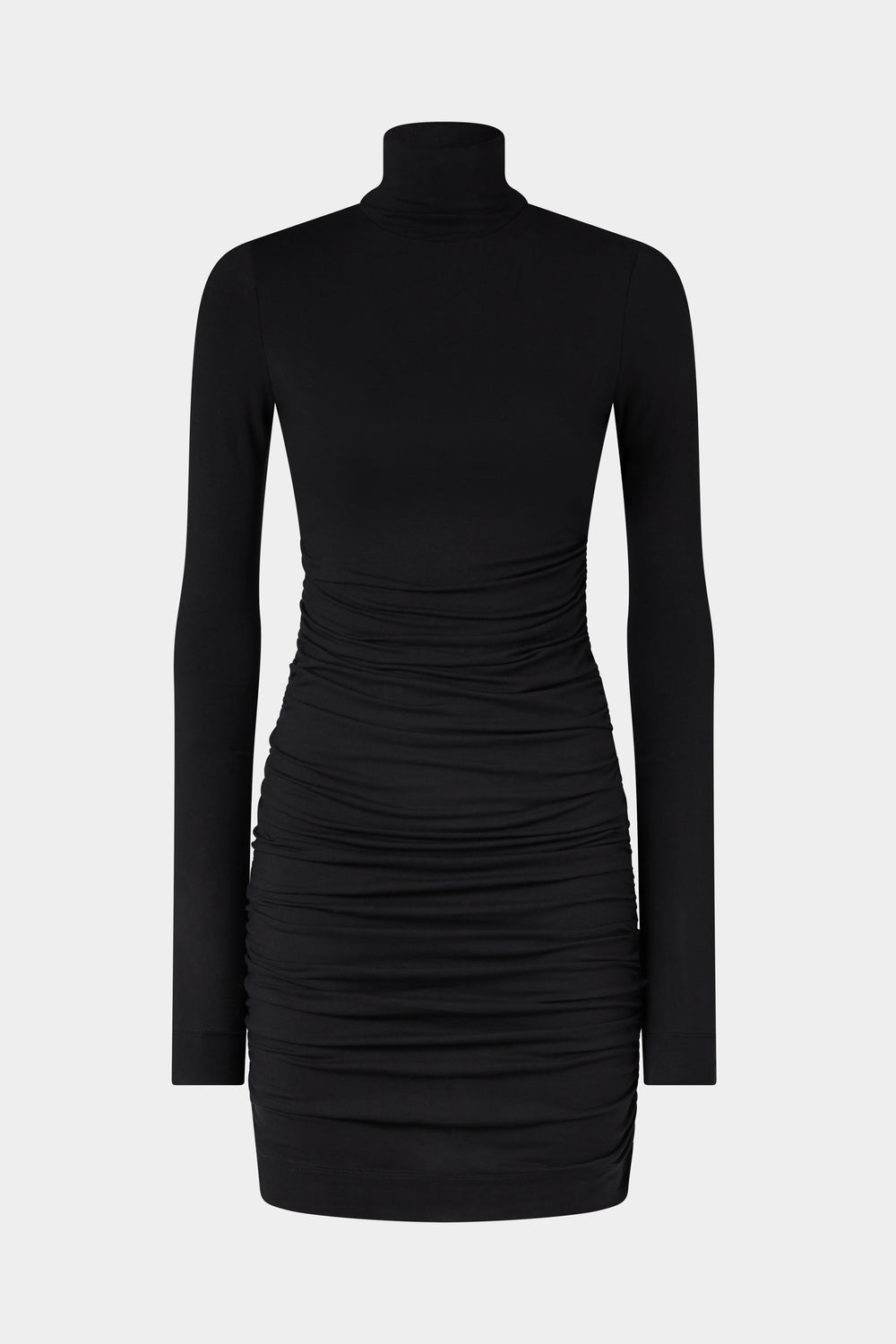 Black Jersey Mini Dress