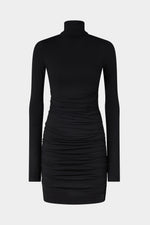 Black Jersey Mini Dress