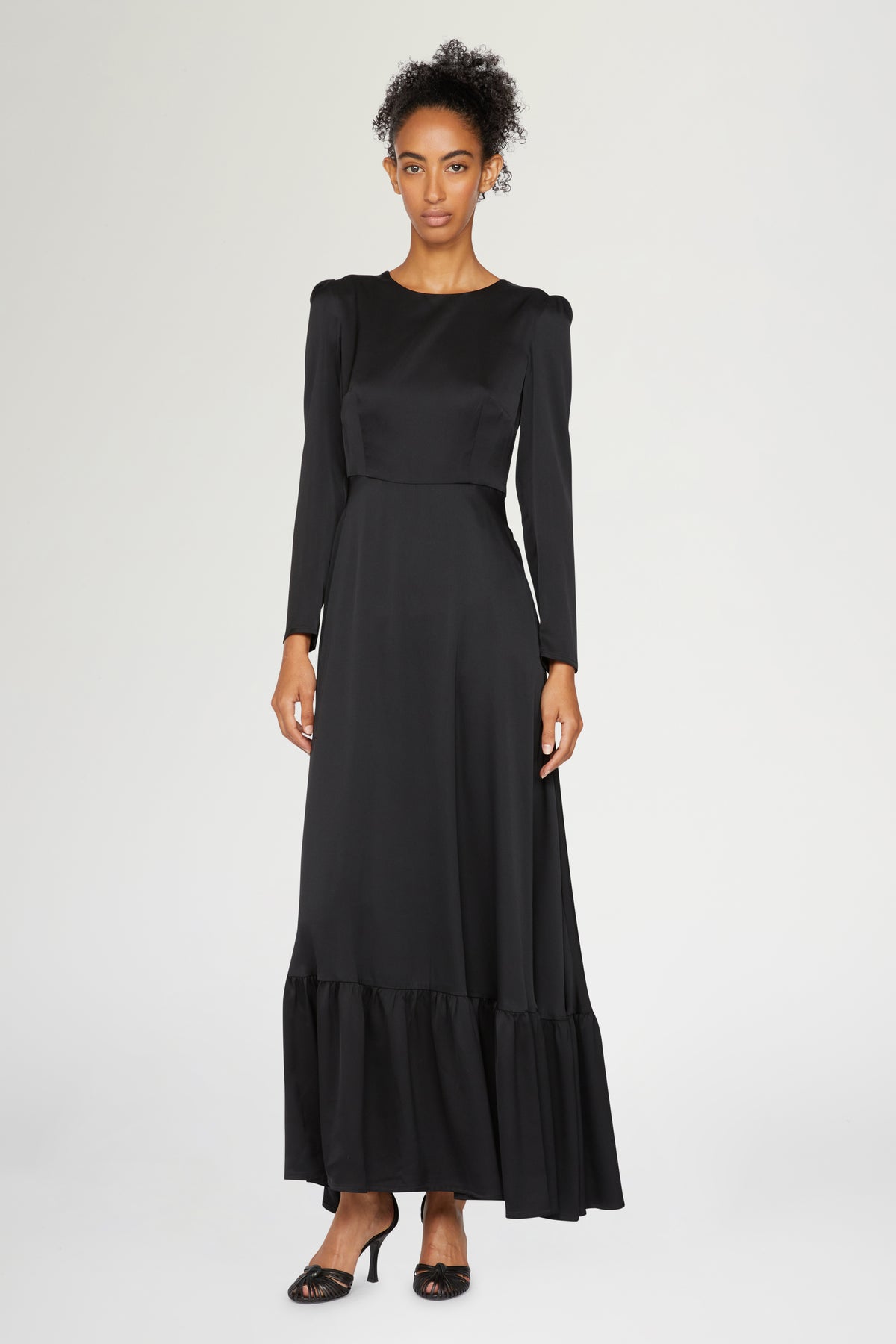 Long Silk Dress