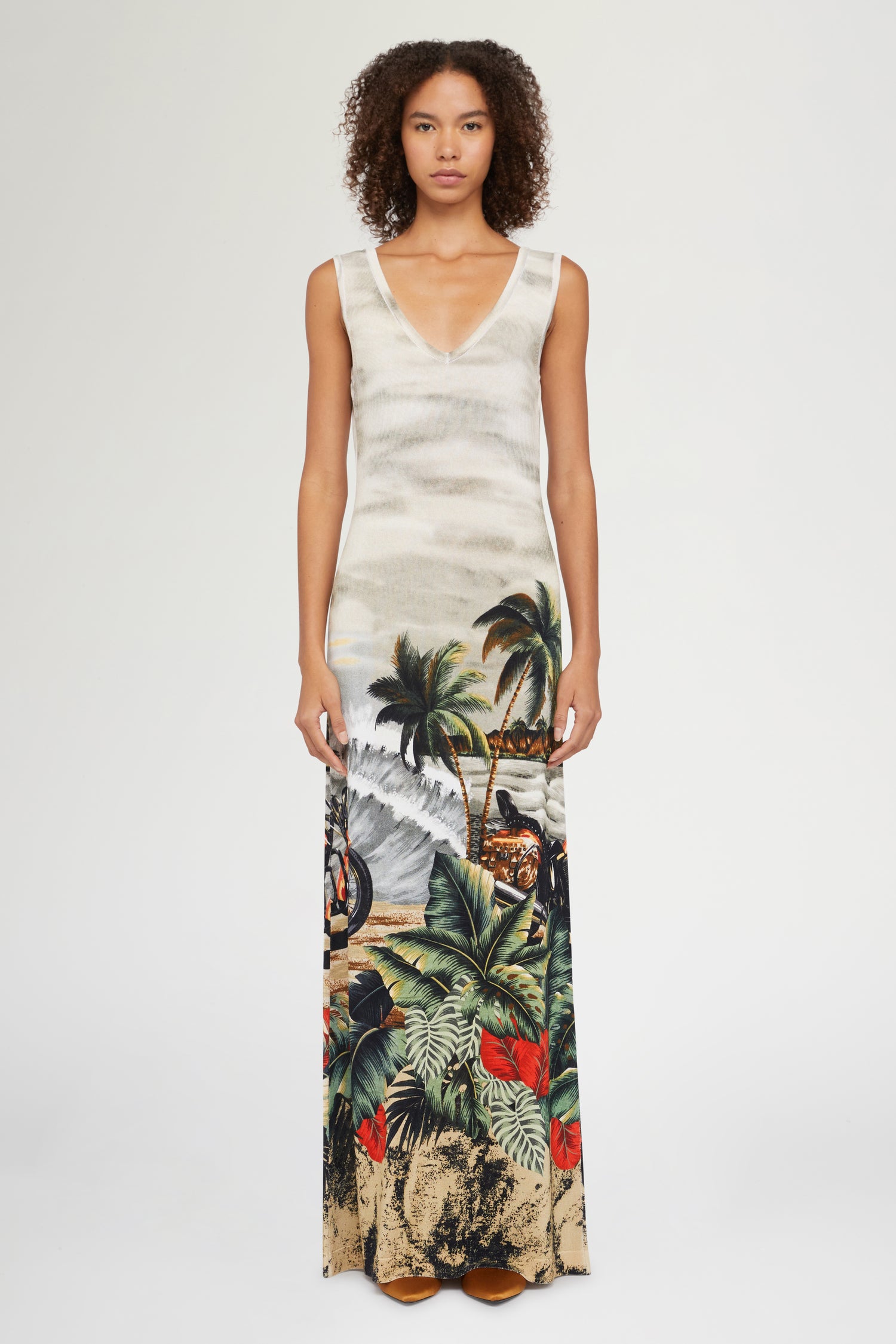 Long Dress Postcard Print