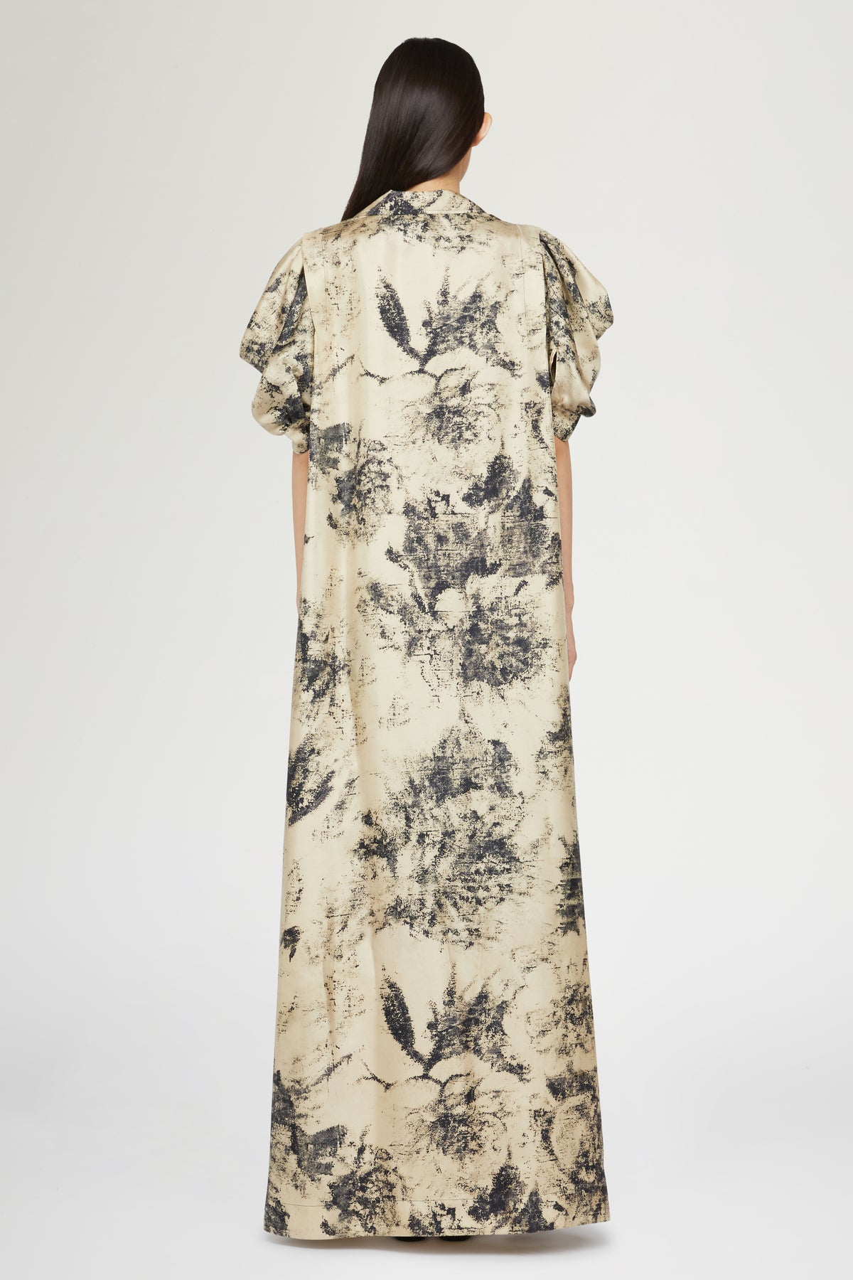 Long Dress Tropical Print