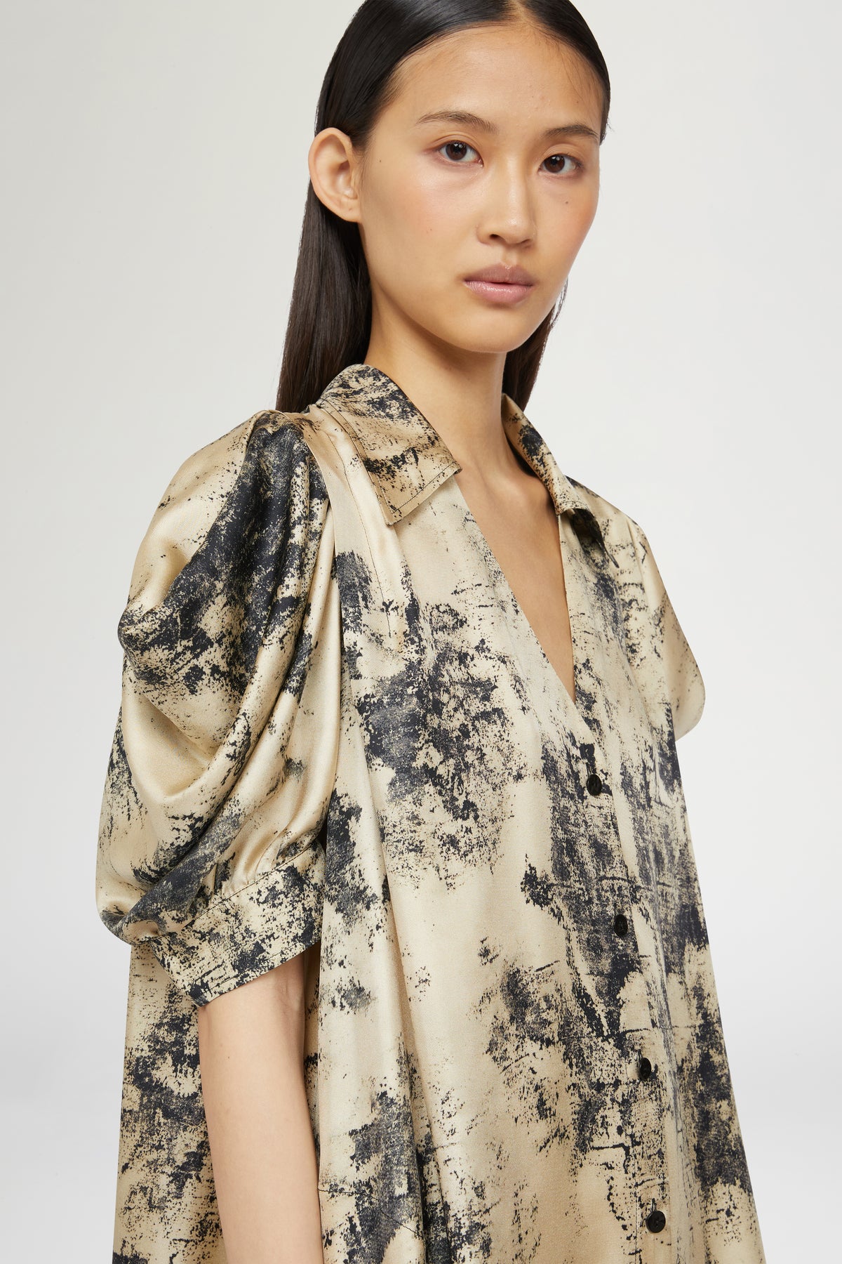 Long Dress Tropical Print
