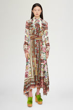 Long Silk Dress Folk Ballad