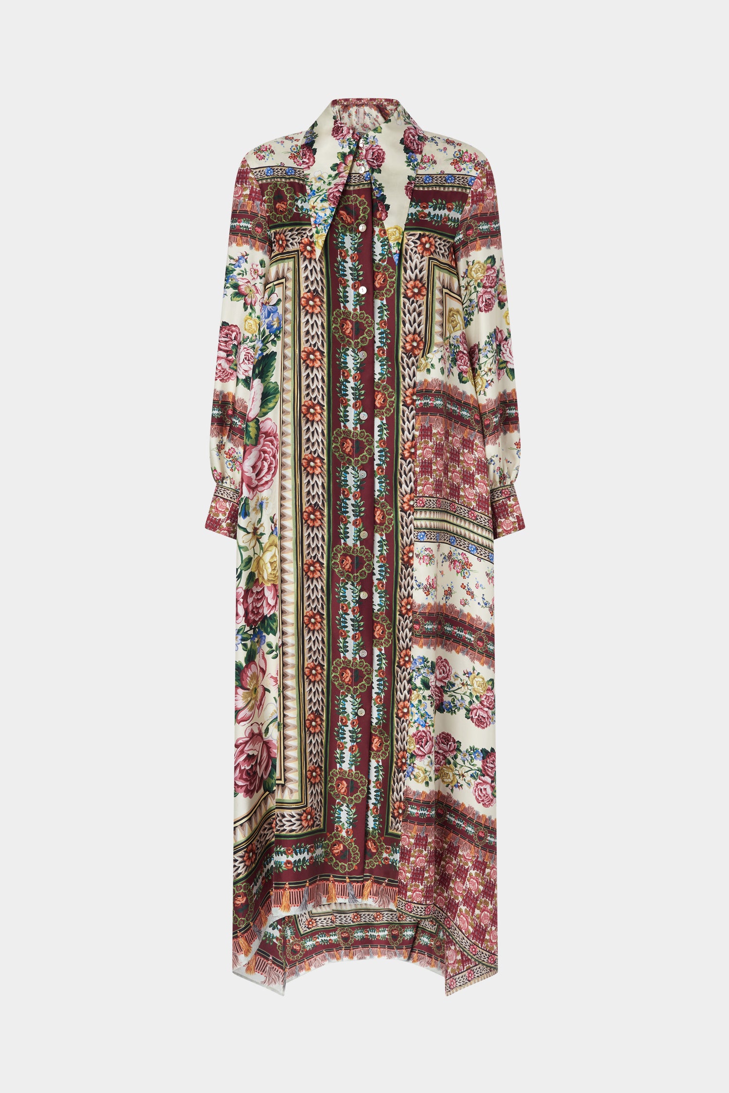 Long Silk Dress Folk Ballad