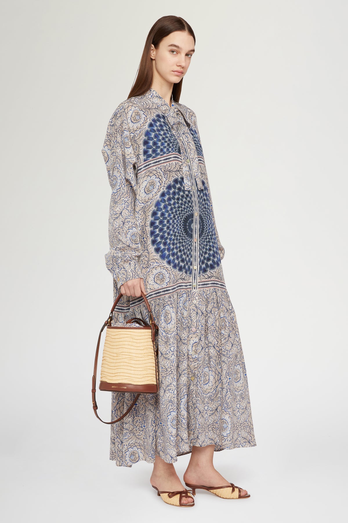 Maxi Dress with Mandala Print