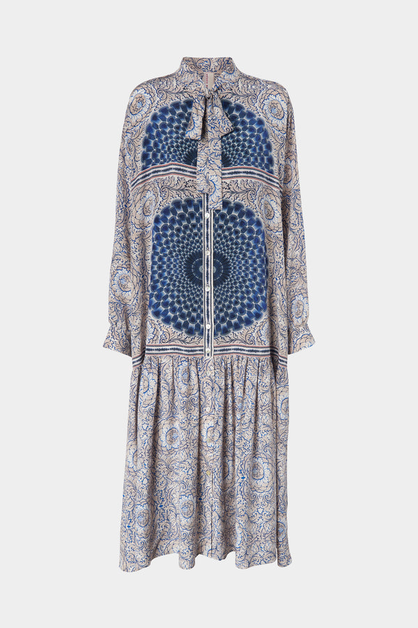 Maxi Dress with Mandala Print