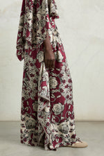 Abito in seta con stampa foulard