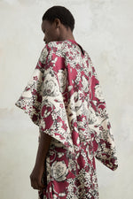 Abito in seta con stampa foulard