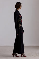 Open-Back Turtleneck Dress