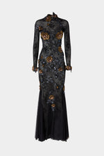 3D Rose Tulle Dress