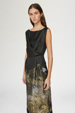 Midi Dress Nuraghe motif