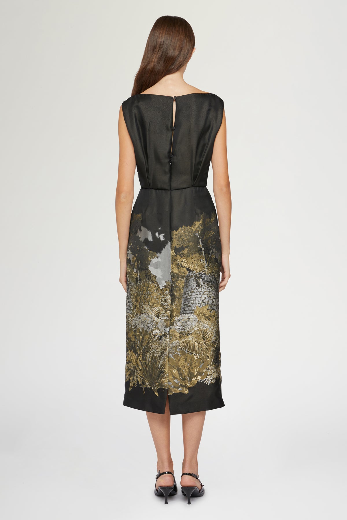 Midi Dress Nuraghe motif