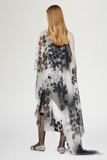 Asymmetric Silk Midi Dress