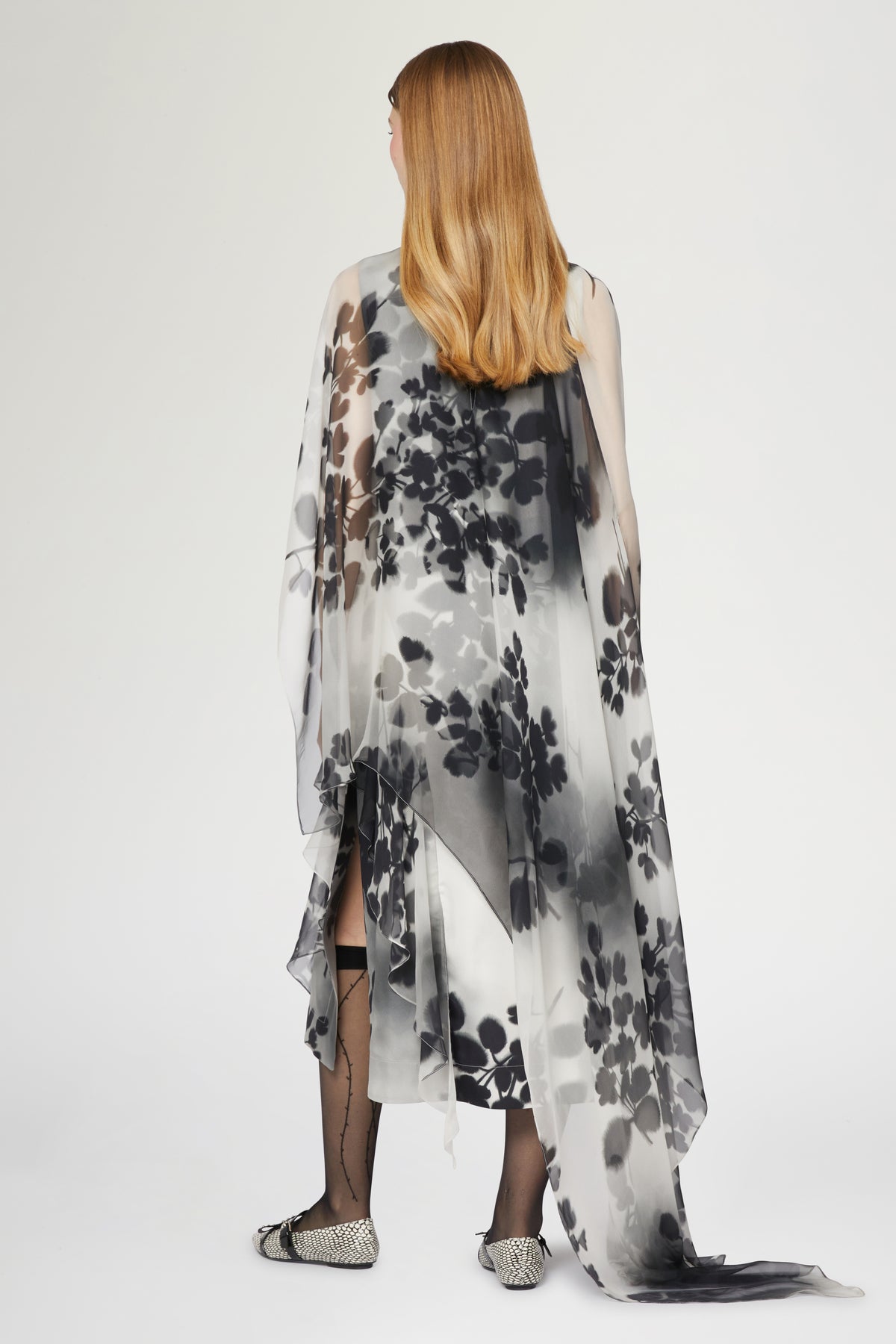 Asymmetric Silk Midi Dress
