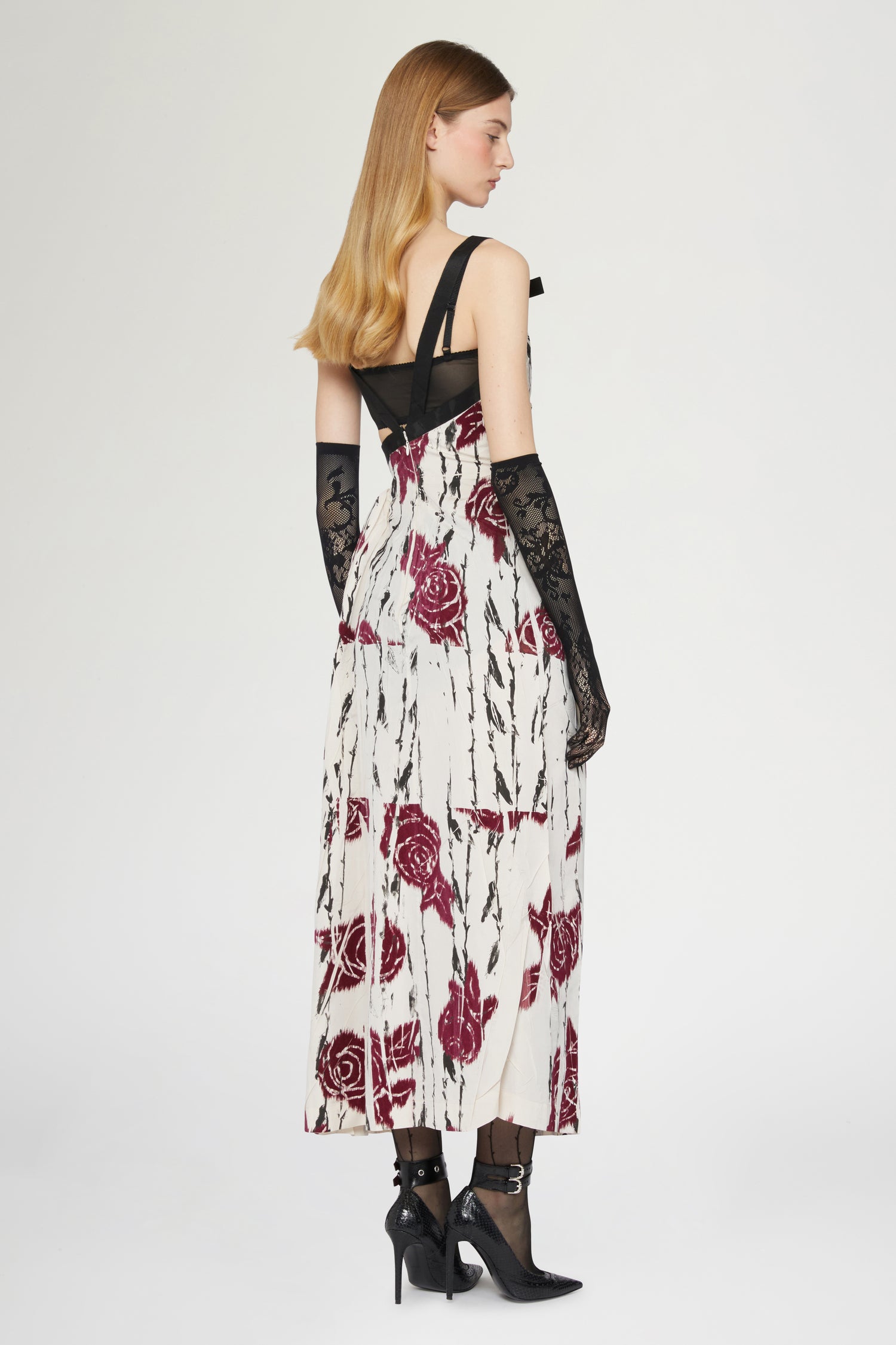 Abito con Rose Floccate