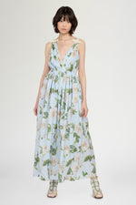 Chiné Taffeta Crinoline Dress