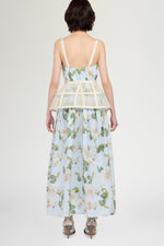 Chiné Taffeta Crinoline Dress