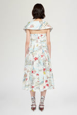 Alghero Print Bustier Dress