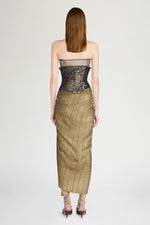 Deconstructed Bustier Dress