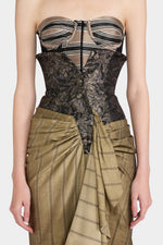 Deconstructed Bustier Dress