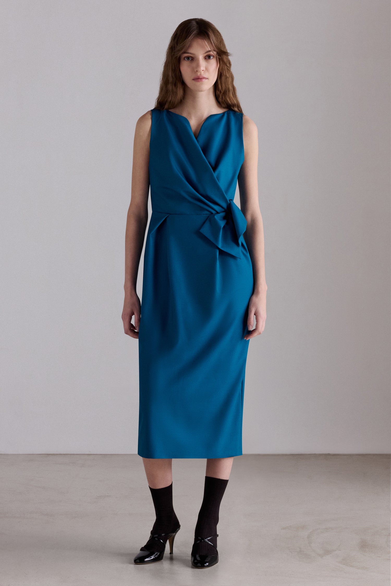 Wrap Midi Dress