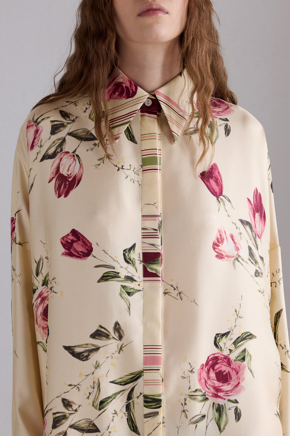 Rose and Tulip Chemisier Dress
