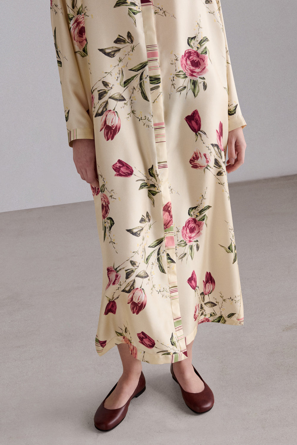 Rose and Tulip Chemisier Dress