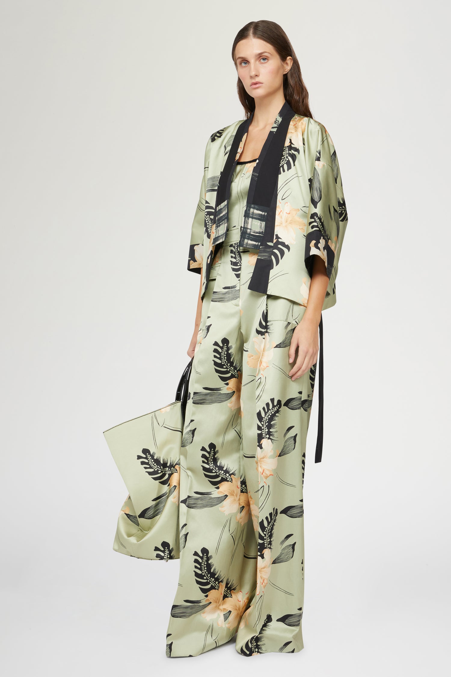 Kimono Stampa Ibiscus
