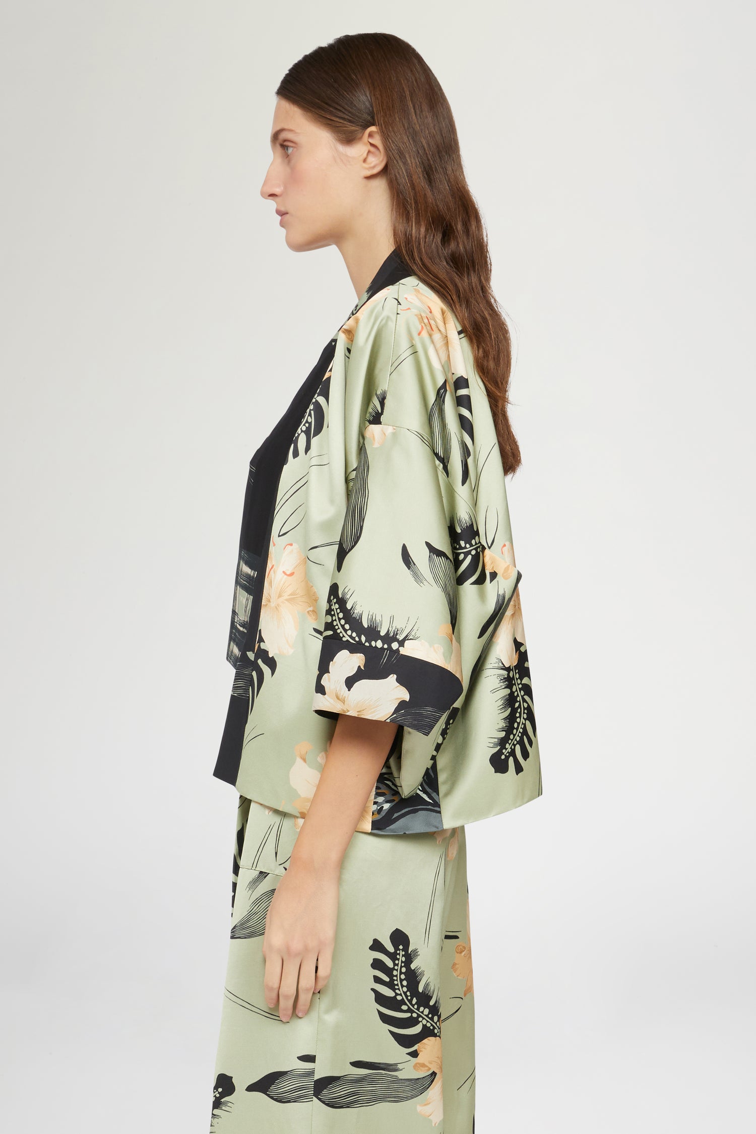 Kimono Stampa Ibiscus