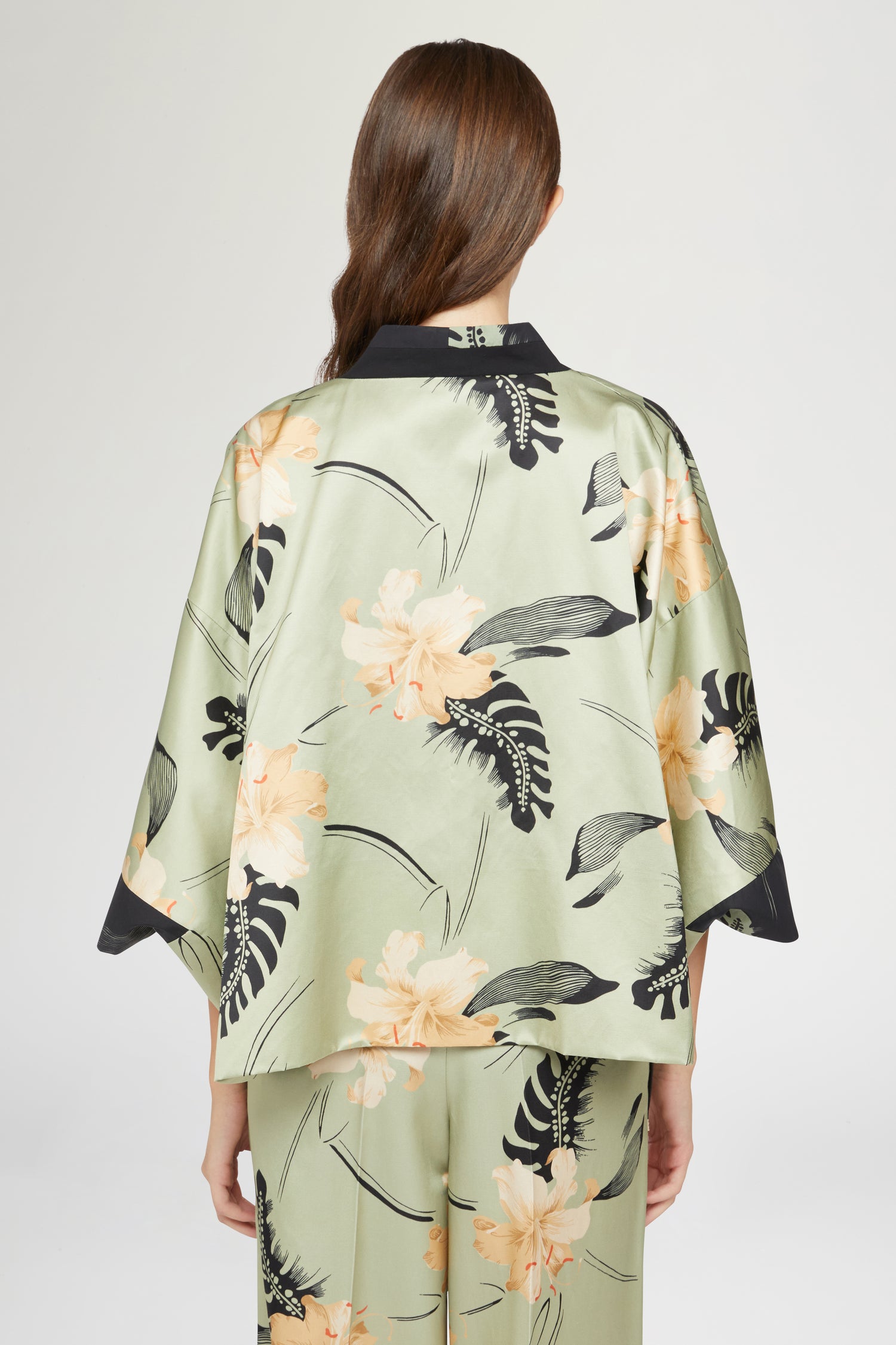 Kimono Stampa Ibiscus