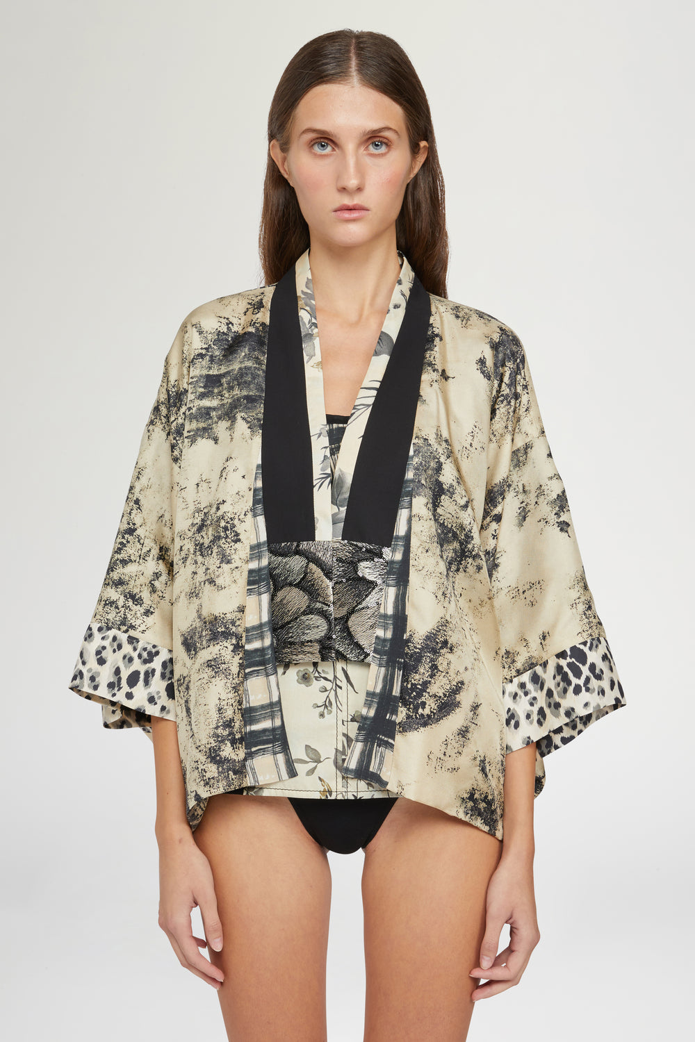 Kimono Stampa Tropicale