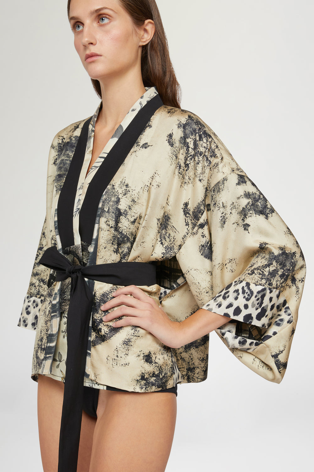 Kimono Stampa Tropicale