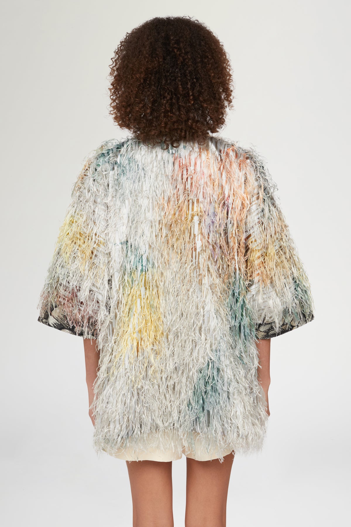 Kimono with Feathers