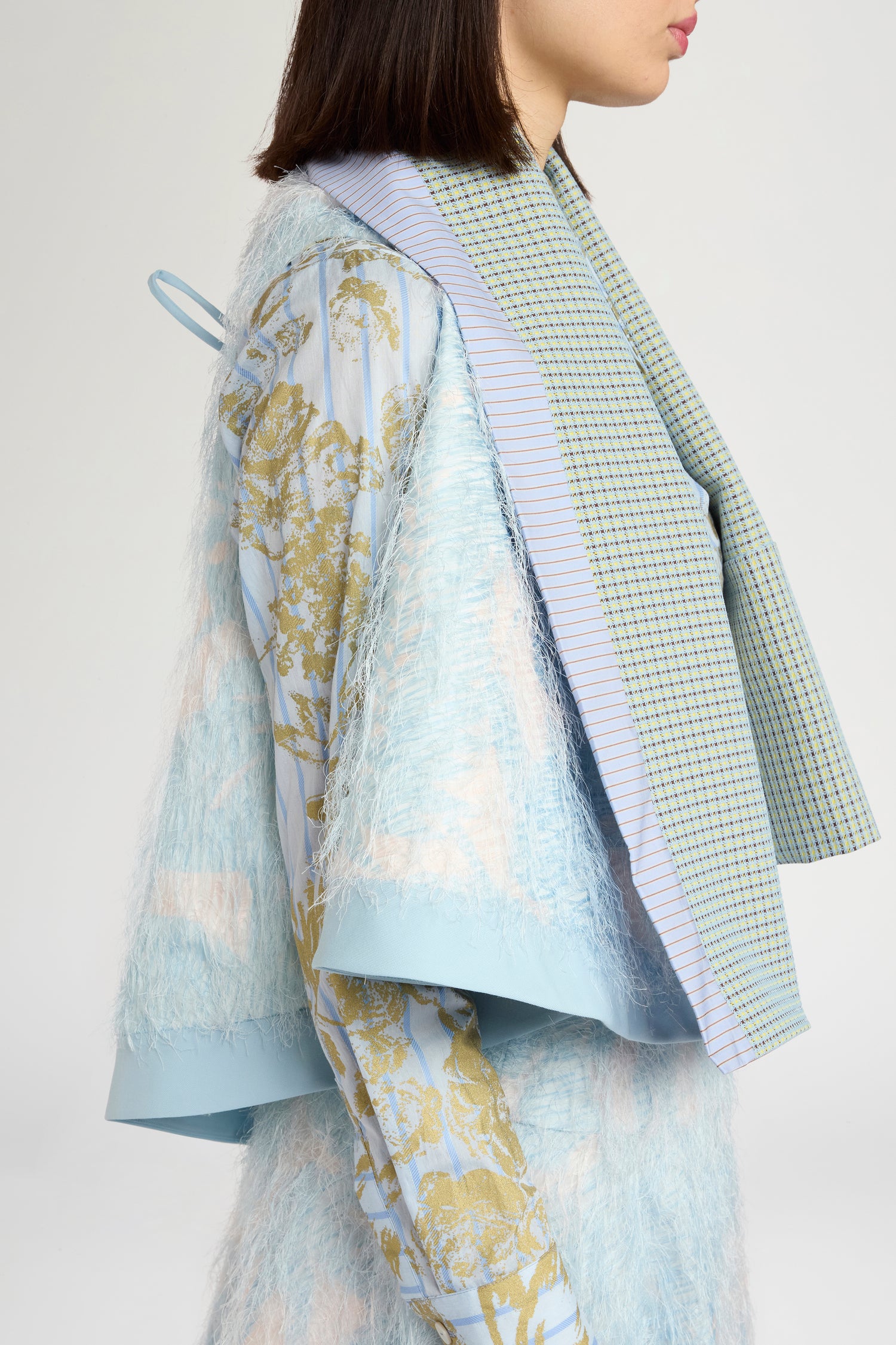 Round-cut Patchwork Gavoi with Mixed Fabrics