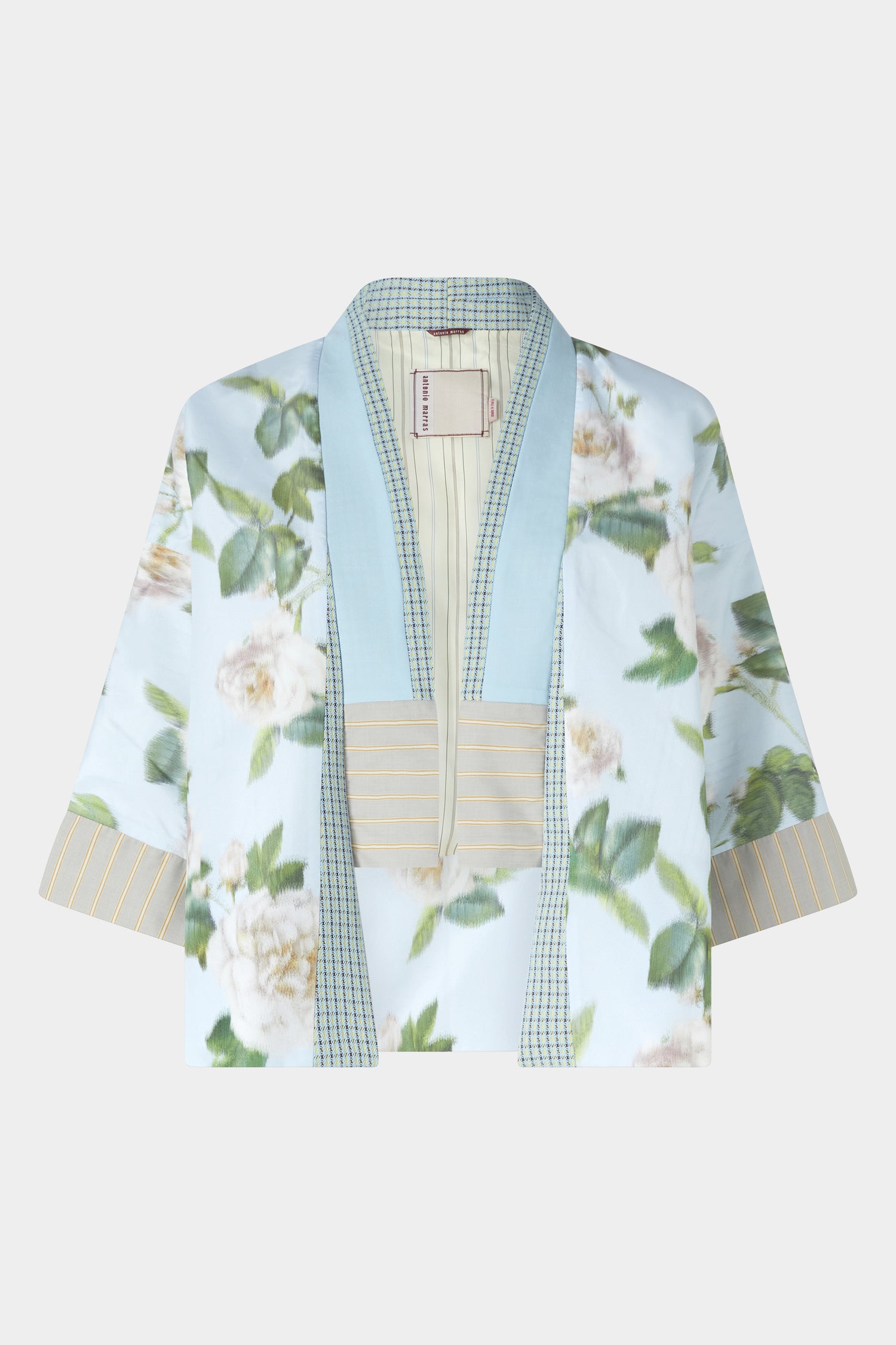 Short Kimono with Floral Print