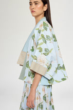 Short Kimono with Floral Print