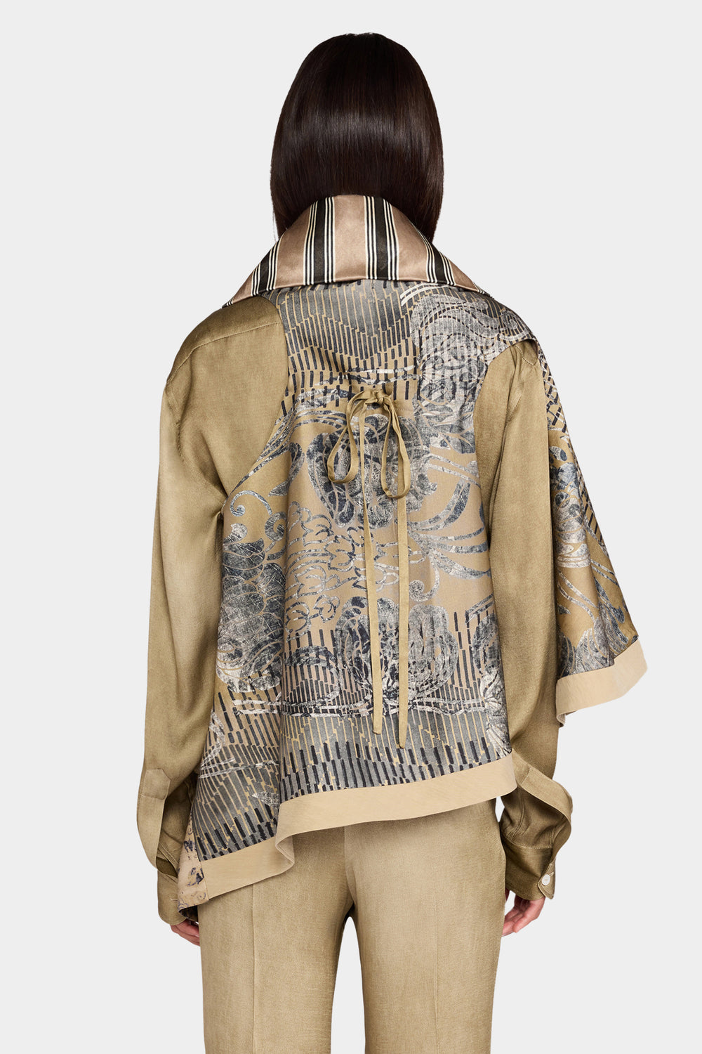Gold Patchwork Printed Gavoi