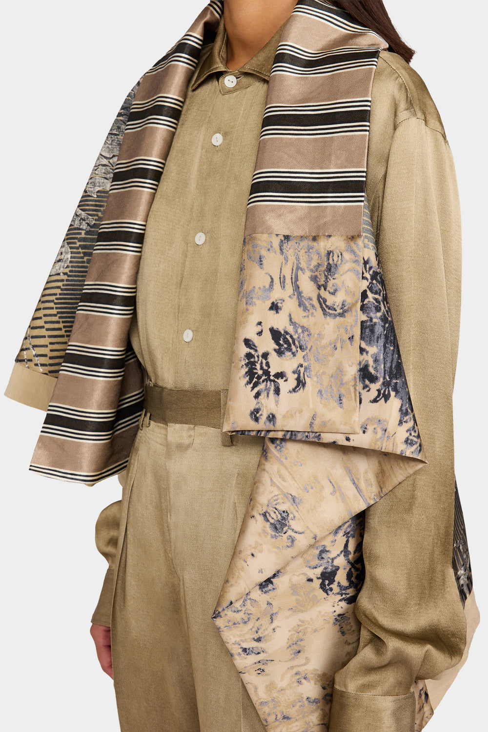 Gold Patchwork Printed Gavoi