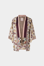 Ivory Floral Patchwork Kimono